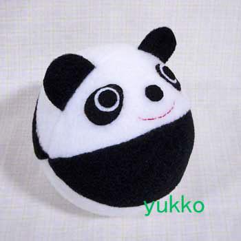 パンダの布ボール