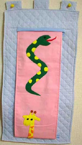 へびのアップリケ