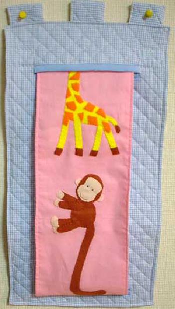 おさるのアップリケ