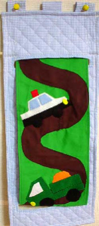 トラックのアップリケ