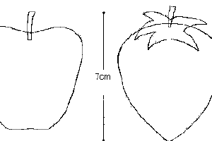 タペストリー・くだものの作り方